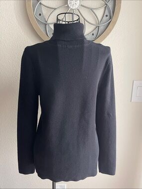 Chicos Black Turtleneck Sweater